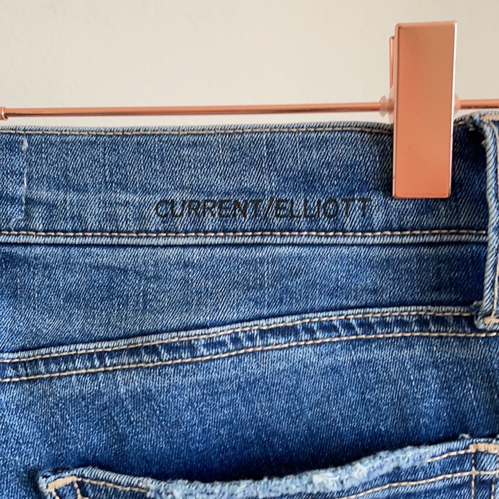 Current/Elliot “The Stiletto” Ripped Skinny Jeans - Picture 5 of 8